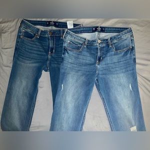 *reserved for @foxyhues* 2x hollister bootcut jeans 13R